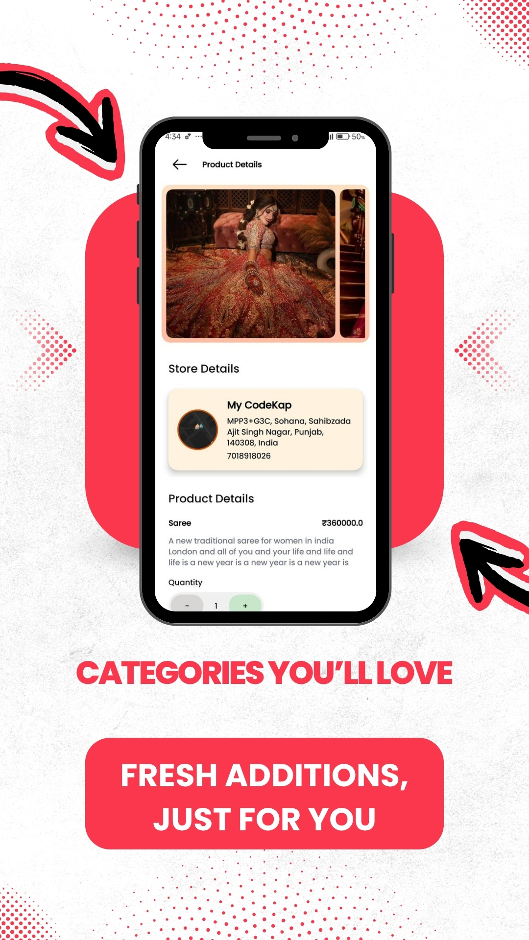 MyKart App Product View